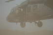 Blackhawk in dust